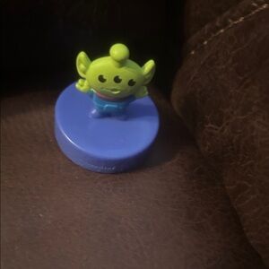 Green Alien Figurine on Blue Base McDonald’s 70th editions